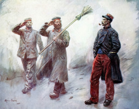 Camp de prisonniers allemands.