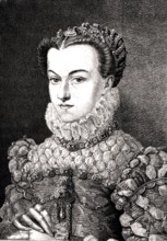 Elizabeth d'Autriche (peinte par François Clouet )