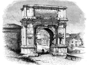 Arc de triomphe de TITUS ( et de Vespasien )