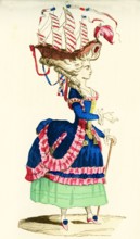 Coiffure à La Belle Poule , 1780