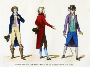 Costumes de La Revolution en 1790