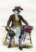 Marchand de rubans en 1774