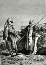 A tomb near the Nile cataracts, Egypt. " Travellers from XIXth century, by Ju-
les Verne. 1880