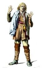 French theatre of the Renaissance ( 1450-1550 ). Artwork by E.Fournier pu-
blisher in 1872 in