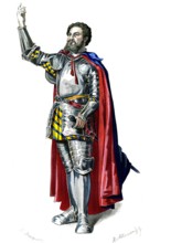 FrenchTheatre in the Renaissance ( 1450-1550 ) Art work by Edouard Fournier, published in 1872.Play