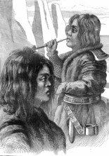 Autochtones Ainu de l'île de Sakhaline et de l'île de Yesso, 1880