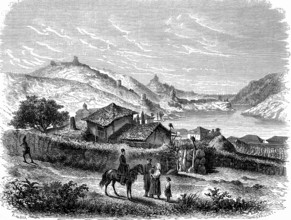 Old city of Balaklava, Crimea, Russia