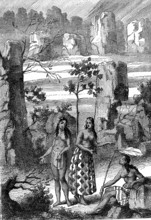 Ruines de piliers antiques à Tinian