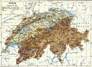 Carte de la Suisse