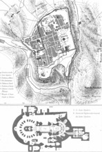 Carte de Jérusalem en 1854