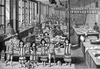 Usine de fabrication de poupées