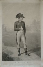 Isabey, First Consul Bonaparte standing in front of the Malmaison Castle