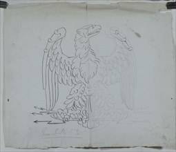 Chaudet, Etude préparatoire pour l'aigle impérial, symbole de l'Empire français