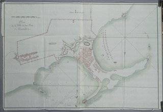 Map of the city and harbours of Alexandria