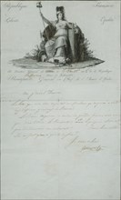 Lettre de Bonaparte au général Dumas