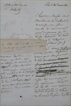 Brouillon de Napoléon 1er ordonnant la défense de la ville de Madrid en décembre 1811