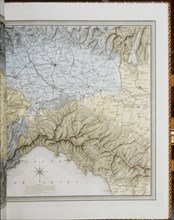 Relation de la bataille de Marengo, Carte du centre de l'Italie (1804)