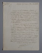 Order from Alexandre Berthier to Marshal Davout (1812)
