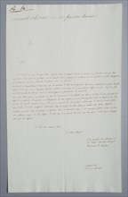 Count de Las Cases requesting to be appointed honorary chamberlain of the Emperor's house