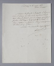 Ordre de mouvement d'Alexandre Berthier au grand maréchal Bertrand (1813)