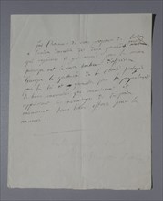 Autograph text written by Talleyrand (1802)