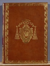 Cover with Cardinal Fesch's coat of arms, 'Life of Jesus' (1804)