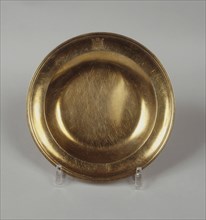 Set of 6 plates from the Vermeil campaign set, with marshal Marmont's coat of arms