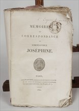 Mémoires et correspondance de l'Impératrice Joséphine (1820)