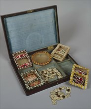 Boîte à jeu de loto de l'Empereur Napoléon 1er à Fontainebleau