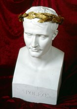 After Chaudet, laurel crown by Thomire, Portrait of Napoleon I