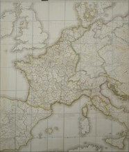 Carte de l'Empire français en 1812