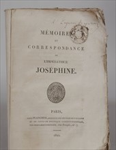 Livre de la bibliothèque de l'Empereur à Sainte-Hélène,
"Mémoires et correspondance de l'Impératrice Joséphine"