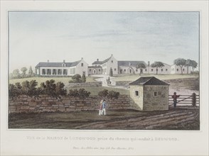 Engraving, 'View of Buonaparte's new mansion'