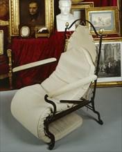 Marshal Davout's campaign armchair, convertible into a bed