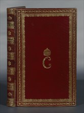 Poetry book bearing the initials of Caroline Murat