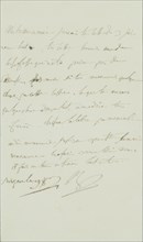 Lettre de Napoléon à Marie-Louise