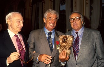 Gérard Oury, Jean-Paul Belmondo et Georges Lautner