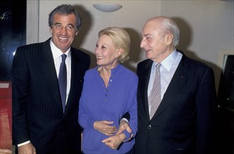 Michèle Morgan, Gérard Oury, Jean-Paul Belmondo