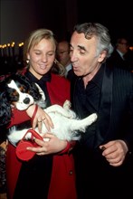 Charles Aznavour et sa fille Katia