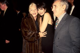 Line Renaud, Liza Minnelli, et Charles Aznavour