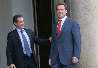 Visite officielle d'Arnold Schwarzenegger en France