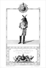 Le Livre du Sacre par Percier et Fontaine : Colonel Général des Dragons.