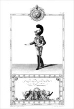 Le Livre du Sacre par Percier et Fontaine : Colonel Général des Cuirassiers.