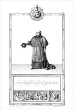 Le Livre du Sacre par Percier et Fontaine : Cardinal Grand Aumônier.