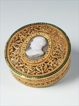 Boîte ronde avec le profil du prince Eugène