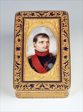 Boîte de présent. Portrait de Napoléon
