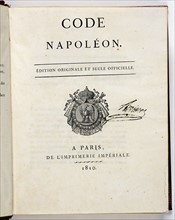 Code Napoléon, page de titre