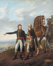 Boze, Lefèvre et Vernet, Le Général Bonaparte et son chef d'état-major le général Berthier à la bataille de Marengo