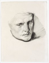 Anonyme, Etude du visage de Napoléon