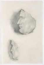 Anonymous, Two profile studies of Napoleon